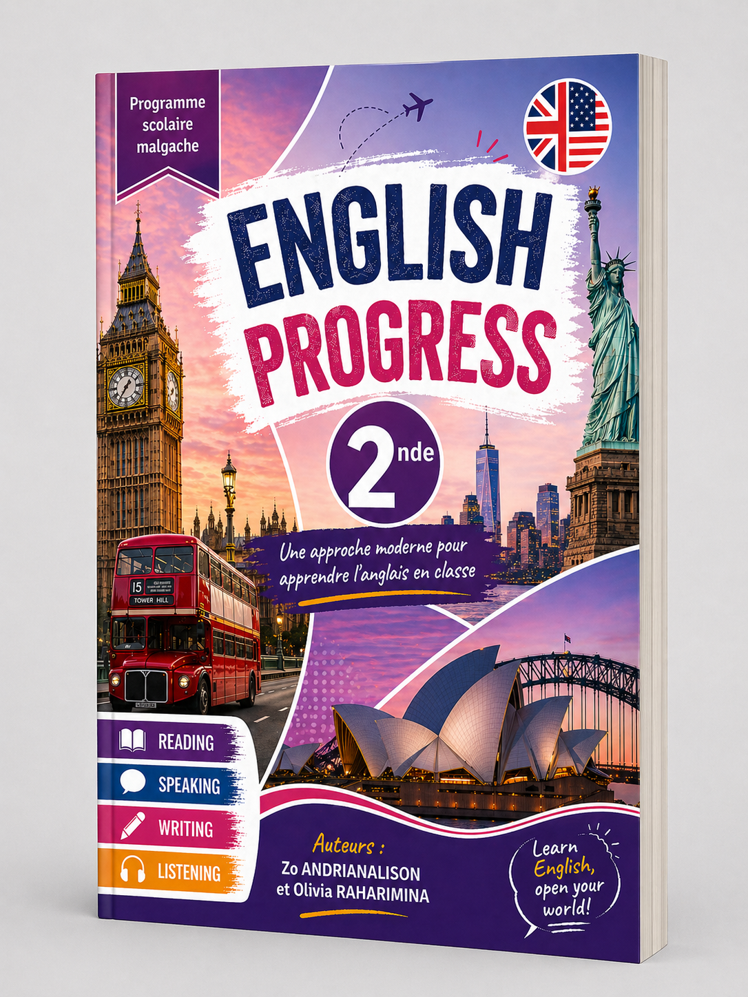 Couverture English Progress 2nde